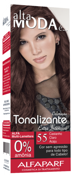 Tonalizante Alta MODA 55-Castanhos Claro Acaju